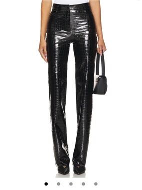 CULTNAKED Cult Naked 
Kills Trousers in Onyx Croc